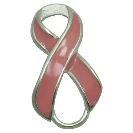 Convertible Breast Cancer Ribbon Clasp