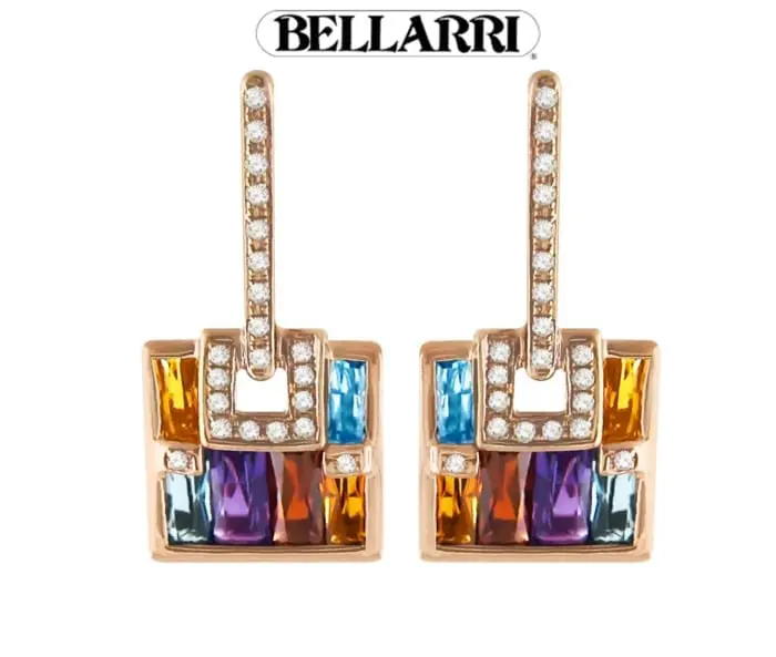 Bellarri multi-gem earrings