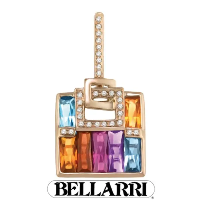 Bellarri multi-gem pendant