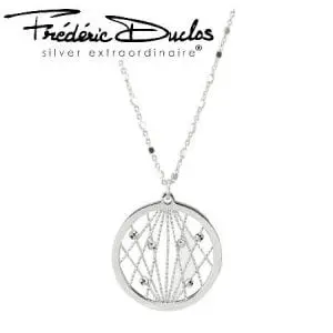 Sterling Silver Milky Way Necklace by Frederic Duclos