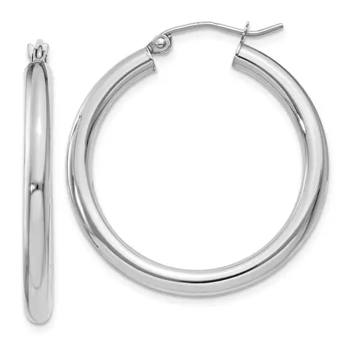 Hoop (3mm) Earrings