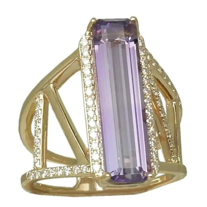 Amathyst ring front
