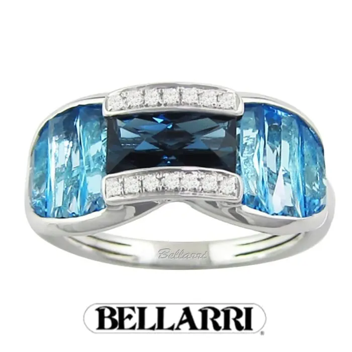 Bellarri blue topaz ring front