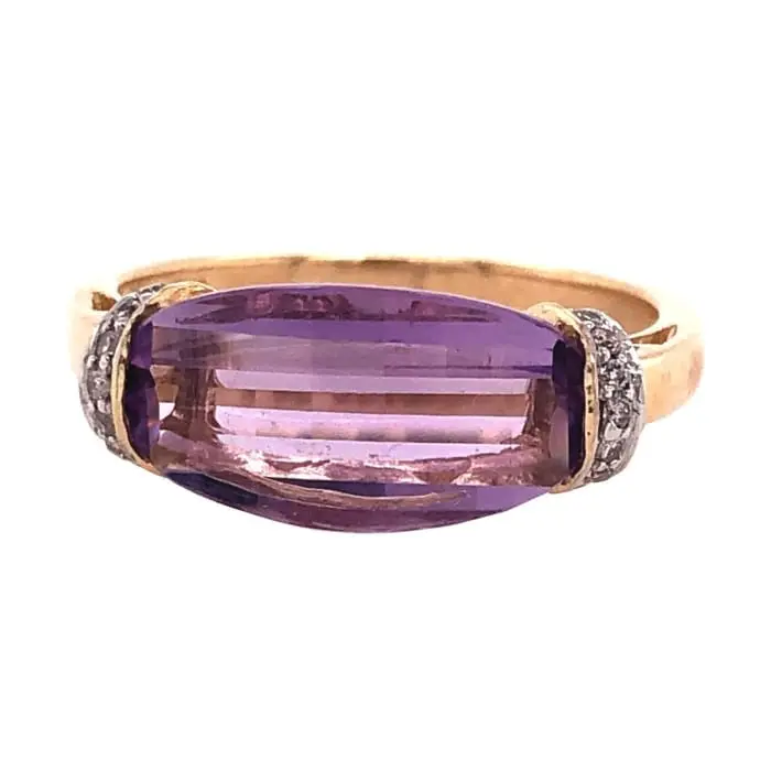 Amethyst ring front