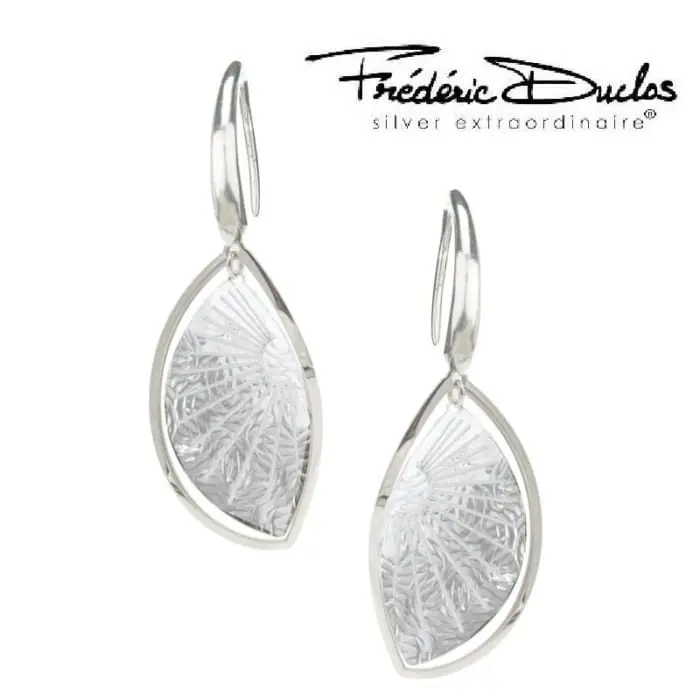 Silver Sunray earrings