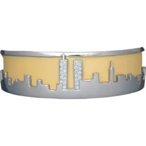 New York City Skyline Bracelet Exclusively Created by Gold In Art Jewelers