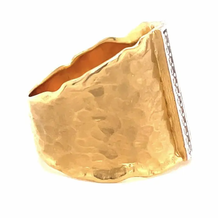 18mm yellow gold band
