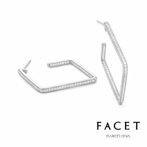 .40 cttw. Diamond Earrings by Facet Barcelona