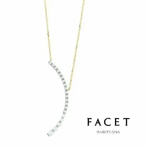 .40 cttw. Diamond Necklace (Asymmetrical)