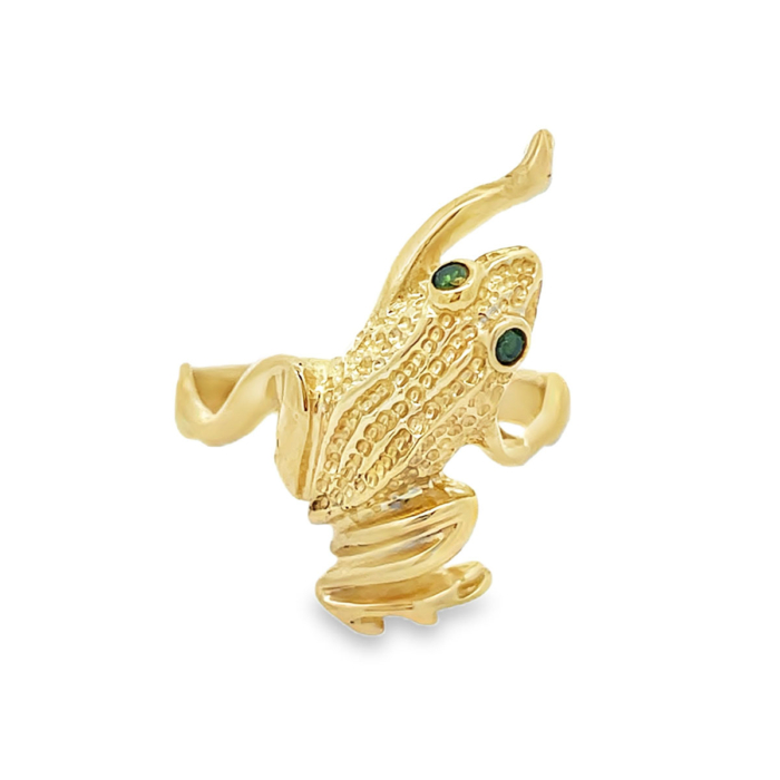 Frog Ring by Gold In Art