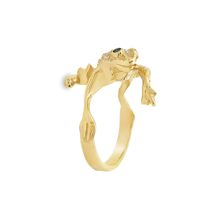 Frog Ring by Gold In Art Side B
