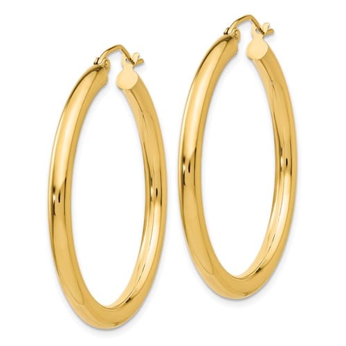 Two-tone Hoop earrings