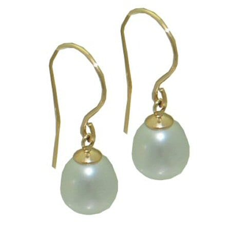 8 mm fw pearl earrings