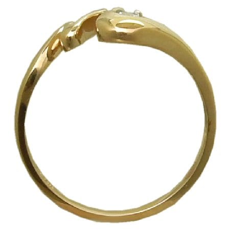 Squiggle Diamond Ring
