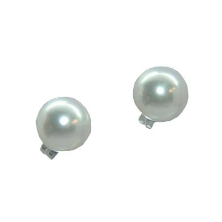 Pearl (Freshwater Cultured) Earrings - GoldInArt.com