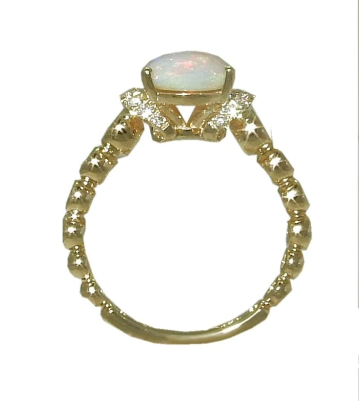 Opal ring side