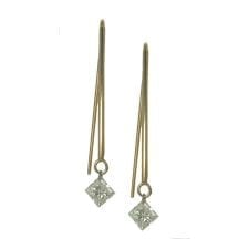Dancing diamond earrings