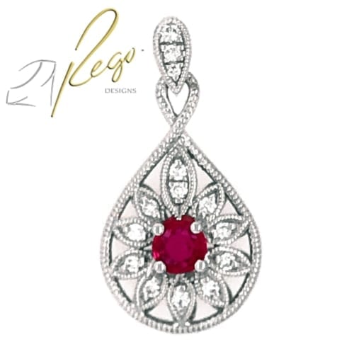 Ruby Pendant front