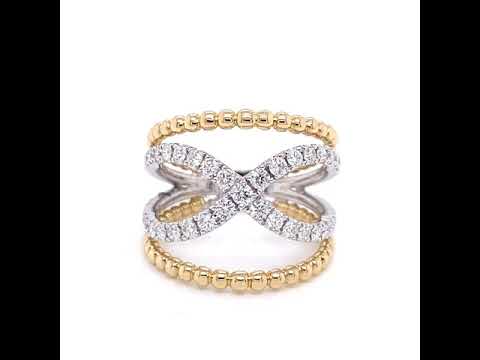 diamond x ring