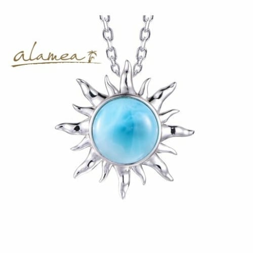 sterling silver sun necklace
