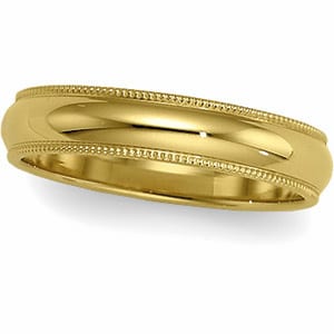 14k yellow gold gents ring