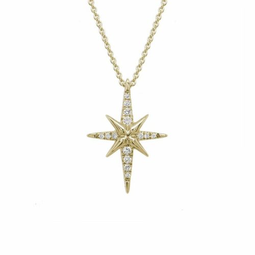 6 point star necklace