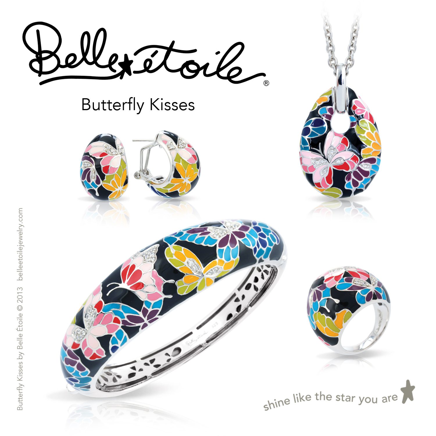 Belle Étoile Jewelry Butterfly Kisses collection