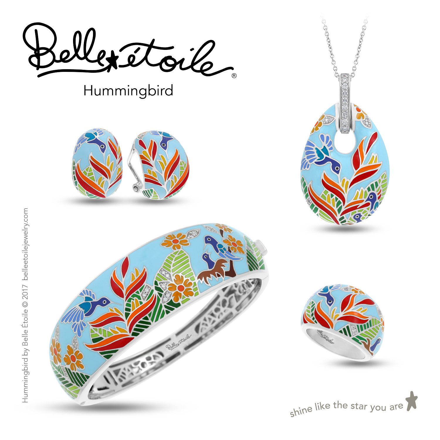 Belle Étoile Jewelry Hummingbird collection