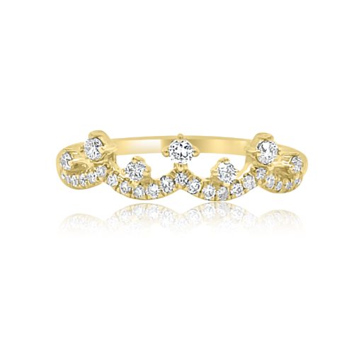"tiara" diamond ring