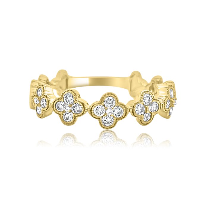 diamond stackable ring