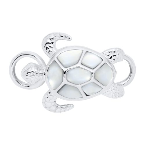 Convertible Mother-of-Pearl Sea Turtle Clasp