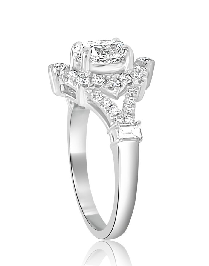 1.57 cttw. Diamond Ring side A