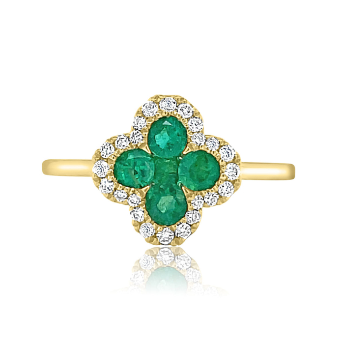 Emerald & Diamond Ring