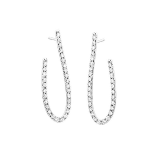 1.10 cttw. Diamond Earrings