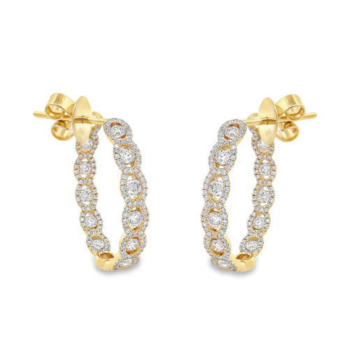 1.61 cttw. Diamond Earrings