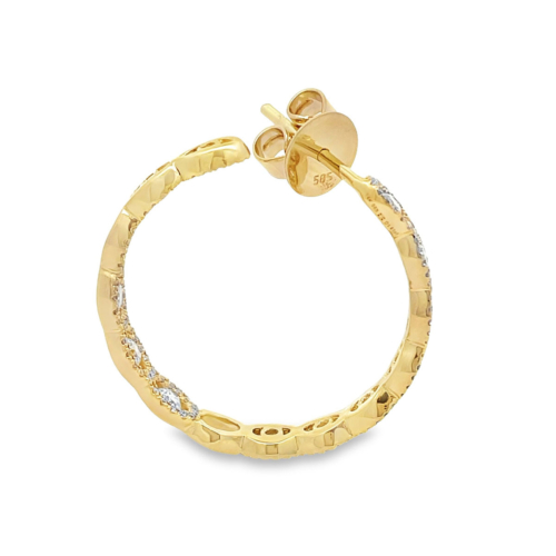 1.61 cttw. Diamond Earrings Side A