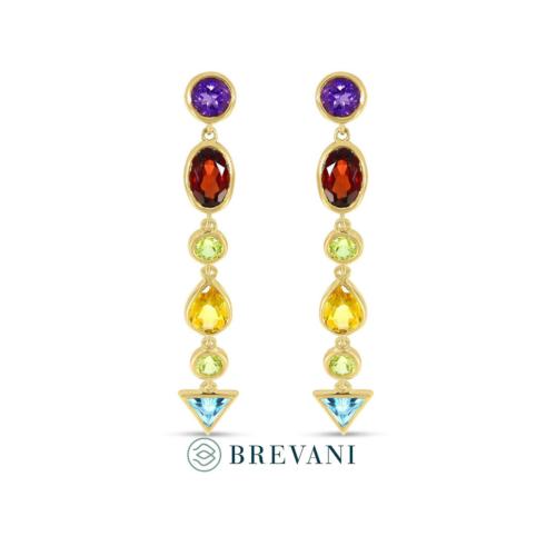 Gemstones (Multicolored) Earrings