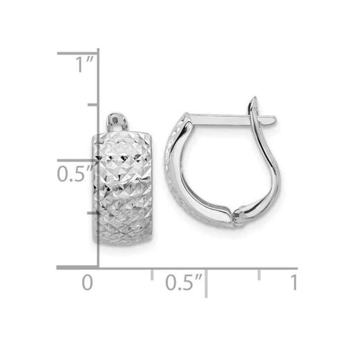 Hoop (7mm) Earrings Ruler