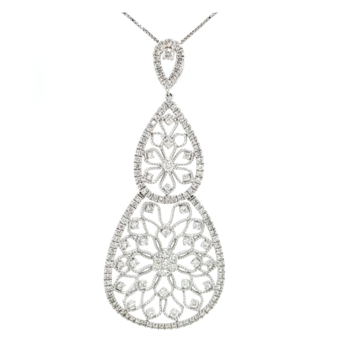 1.28 cttw. Diamond Necklace