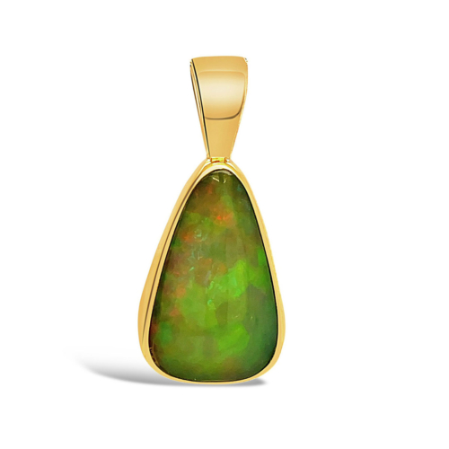 Opal (Natural Black Australian) Pendant