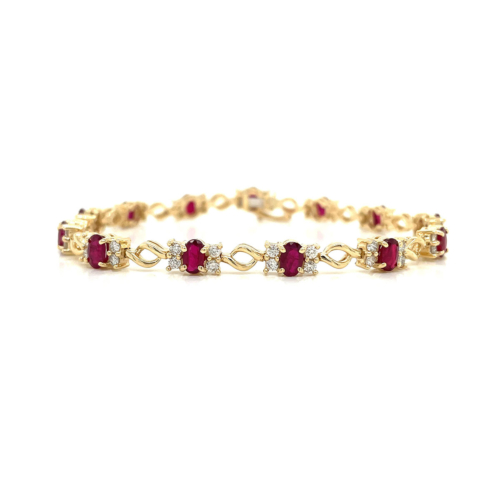 Ruby & Diamond Bracelet Side A