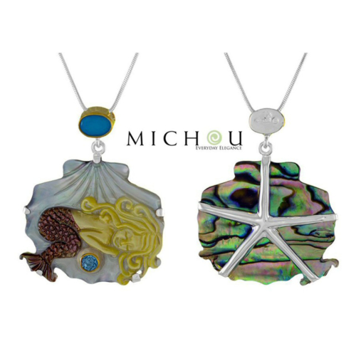 Starfish & Mermaid Necklace