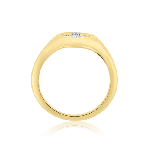 .14 cttw. Diamond Cross Ring side B