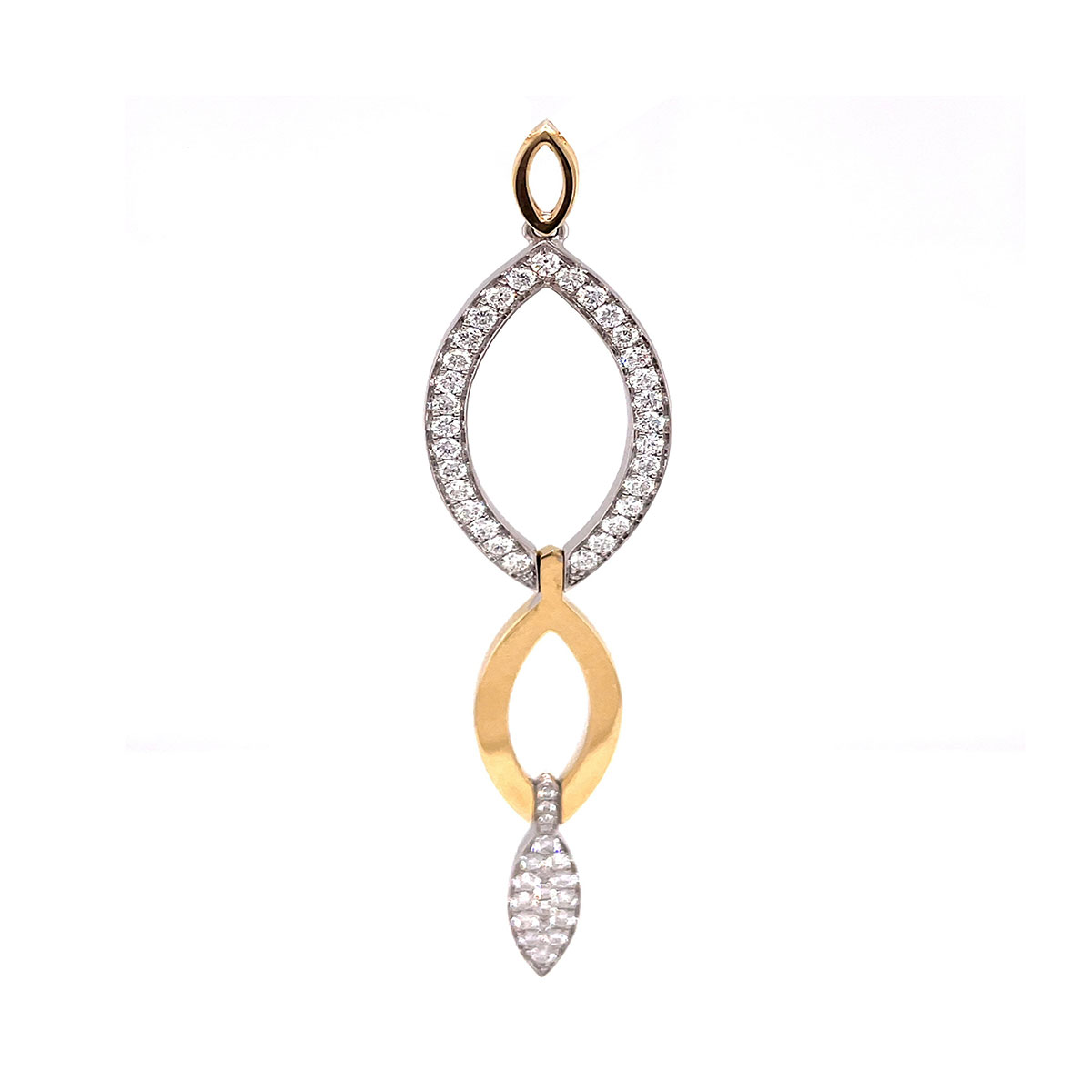 .87 cttw. Diamond Pendant version 1