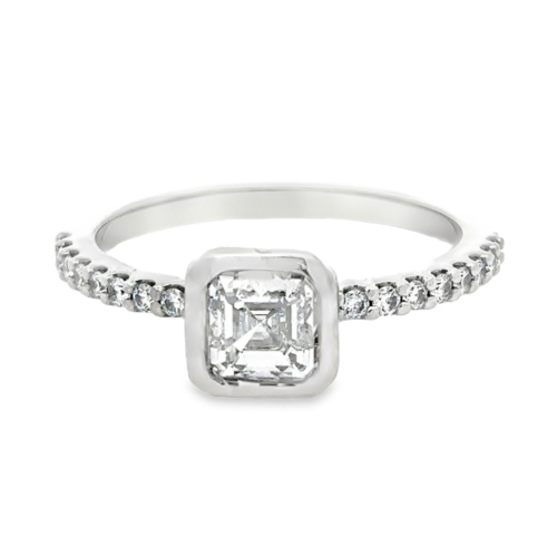 1.20 cttw. Diamond Ring (Asscher Cut)