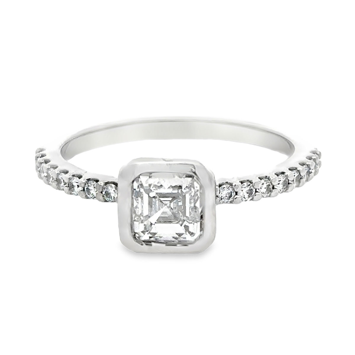 1.20 cttw. Diamond Ring (Asscher Cut)