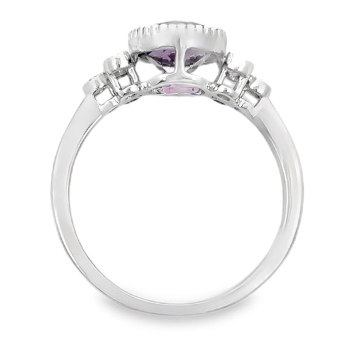 Amethyst & Diamond Ring Side B