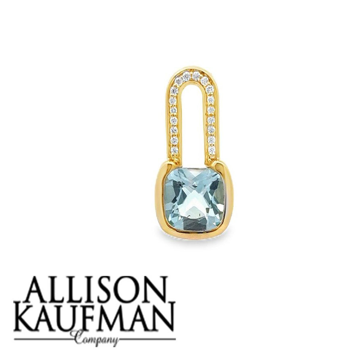 Topaz & Diamond Pendant