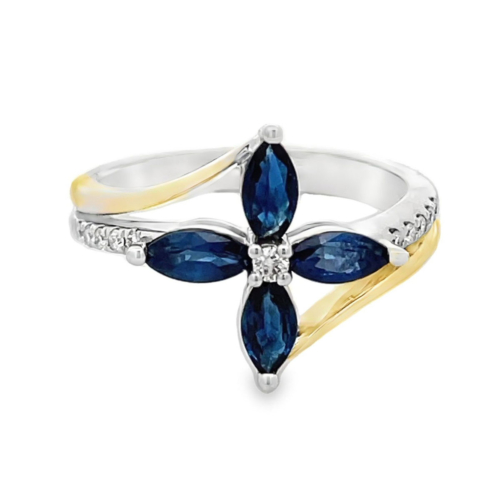 Sapphire & Diamond Ring