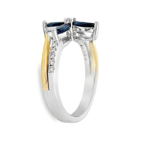 Sapphire & Diamond Ring Side A